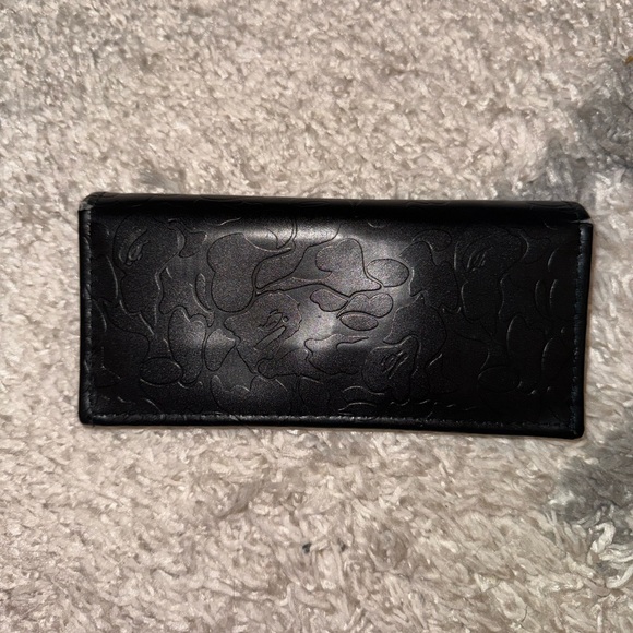 Bape Black Leather Wallet - Picture 3 of 5